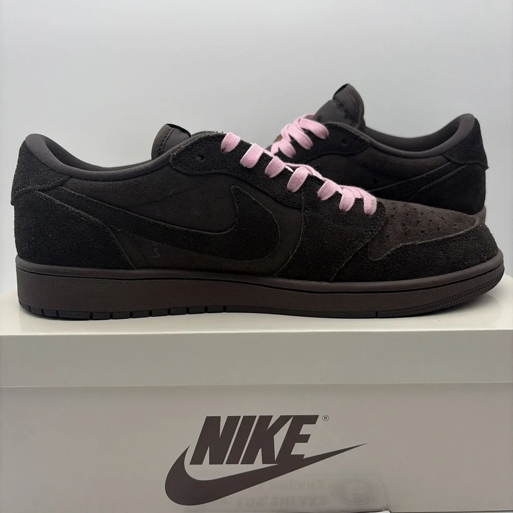 Size 12 - Travis Scott x Air Jordan 1 Retro OG SP Low Velvet Brown (DM7866-202)